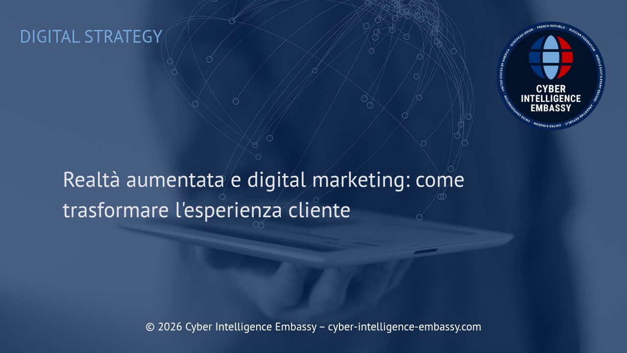 Realtà aumentata e digital marketing: come trasformare l'esperienza cliente