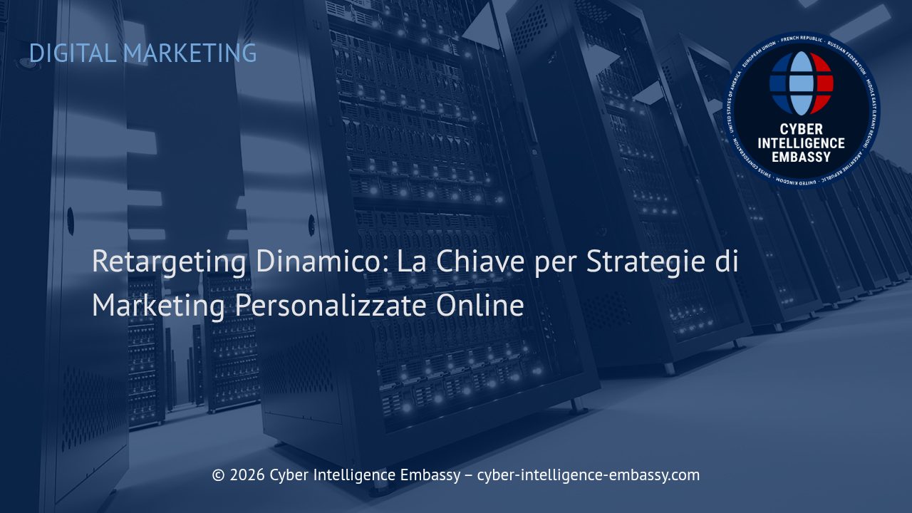 Retargeting Dinamico: La Chiave per Strategie di Marketing Personalizzate Online