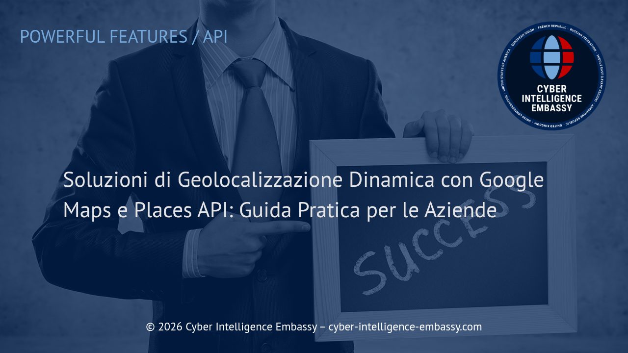 Soluzioni di Geolocalizzazione Dinamica con Google Maps e Places API: Guida Pratica per le Aziende
