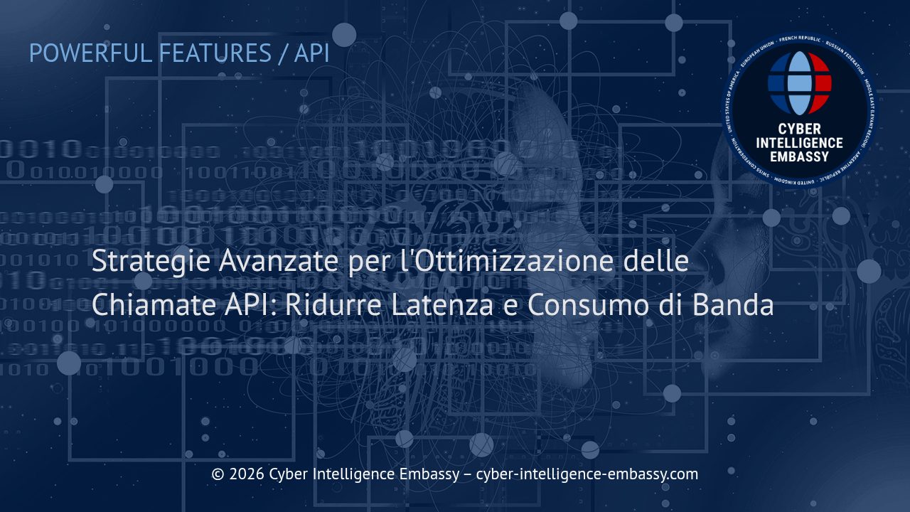 Strategie Avanzate per l'Ottimizzazione delle Chiamate API: Ridurre Latenza e Consumo di Banda