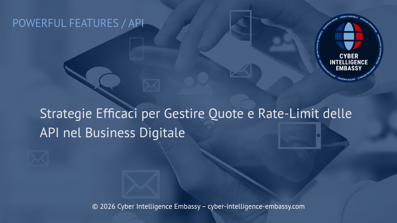 Strategie Efficaci per Gestire Quote e Rate-Limit delle API nel Business Digitale