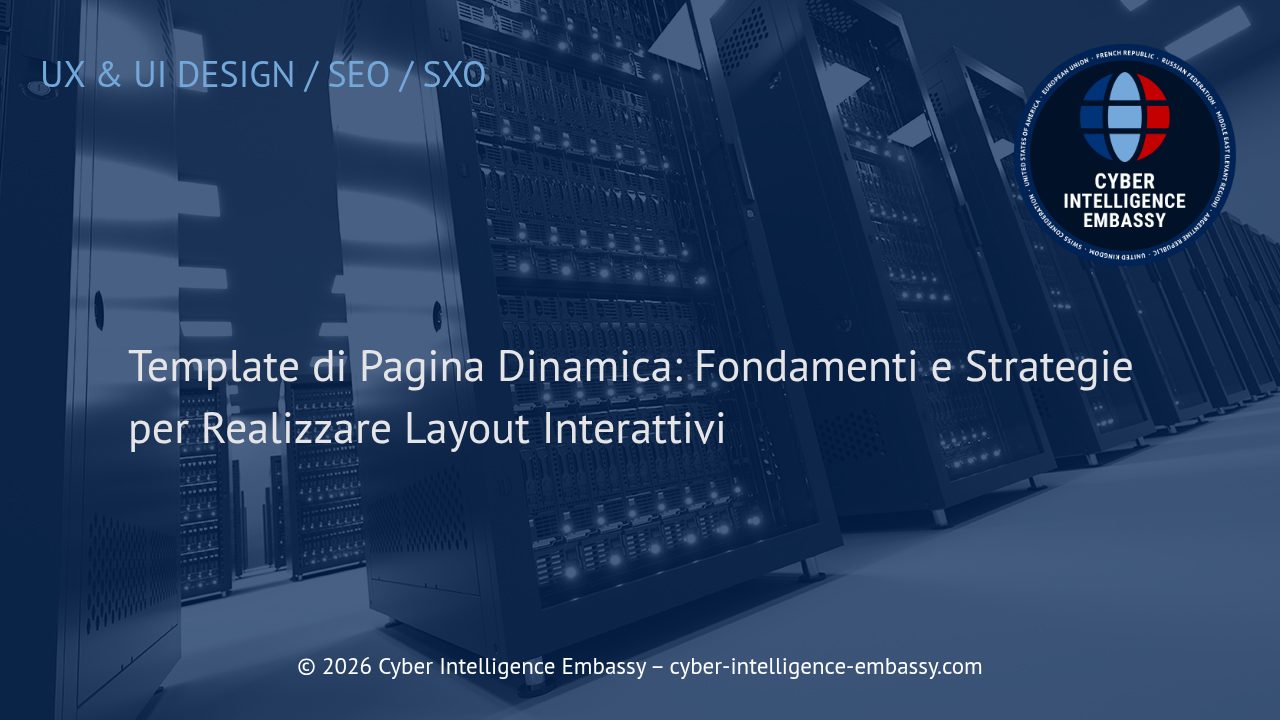 Template di Pagina Dinamica: Fondamenti e Strategie per Realizzare Layout Interattivi