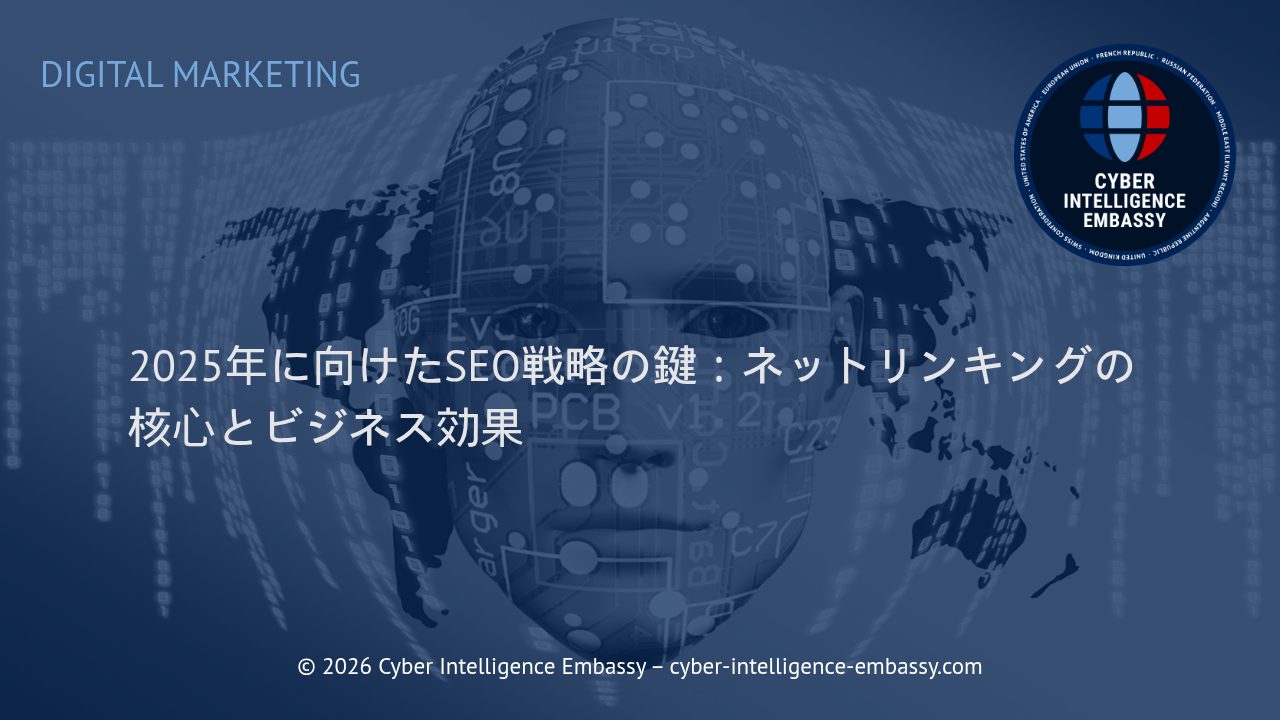 2025年に向けたSEO戦略の鍵：ネットリンキングの核心とビジネス効果