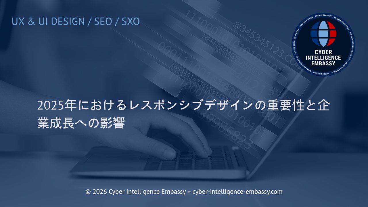 2025年におけるレスポンシブデザインの重要性と企業成長への影響