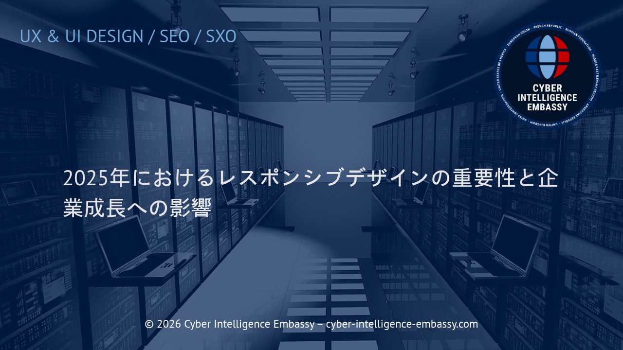 2025年におけるレスポンシブデザインの重要性と企業成長への影響