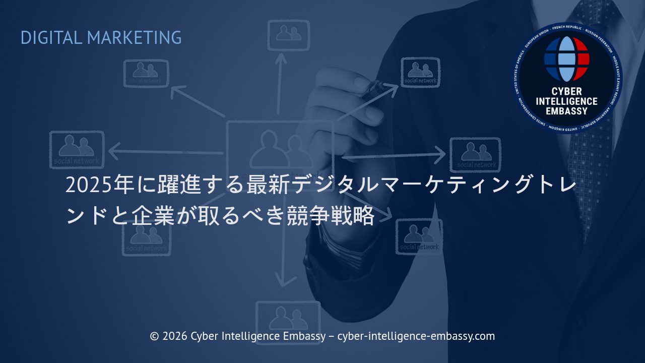 2025年に躍進する最新デジタルマーケティングトレンドと企業が取るべき競争戦略
