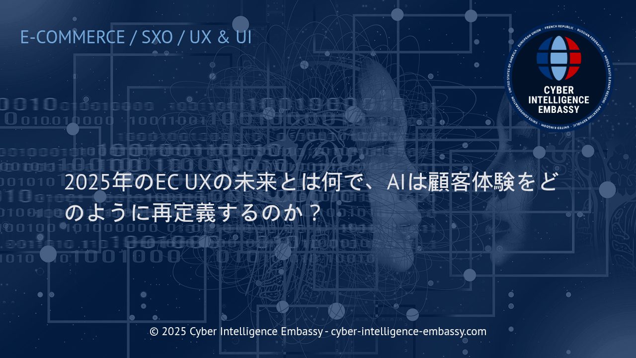 2025年、ECサイトUXの進化とAIによる顧客体験の次世代化