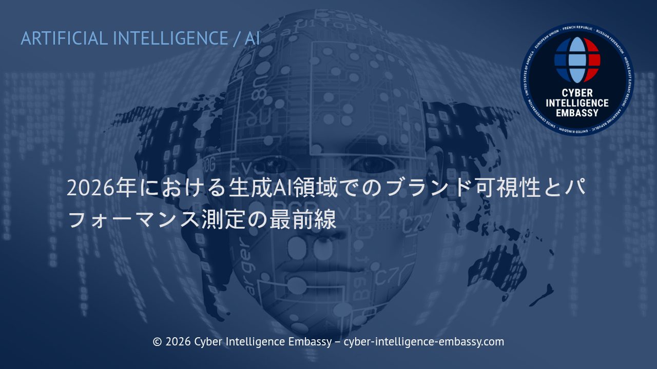2026年における生成AI領域でのブランド可視性とパフォーマンス測定の最前線