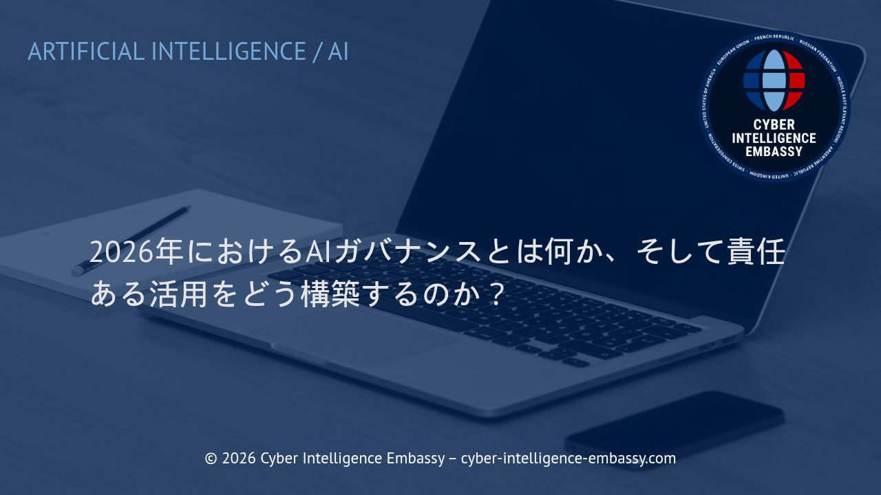 2026年におけるAIガバナンスとは何か、そして責任ある活用をどう構築するのか？