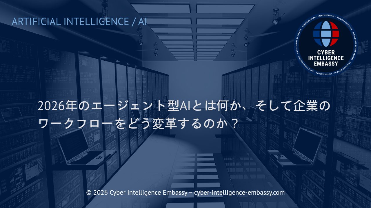 2026年のエージェント型AIとは何か、そして企業のワークフローをどう変革するのか？