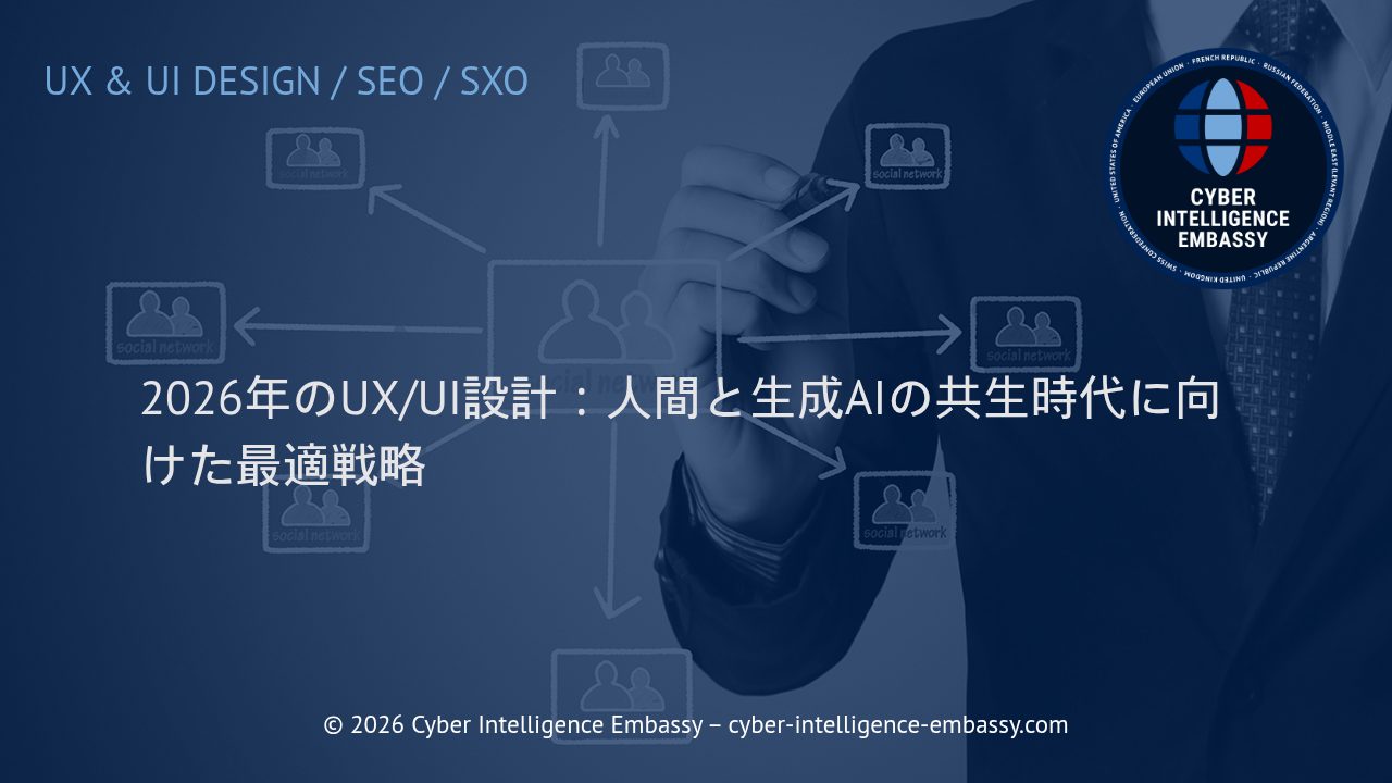 2026年のUX/UI設計：人間と生成AIの共生時代に向けた最適戦略