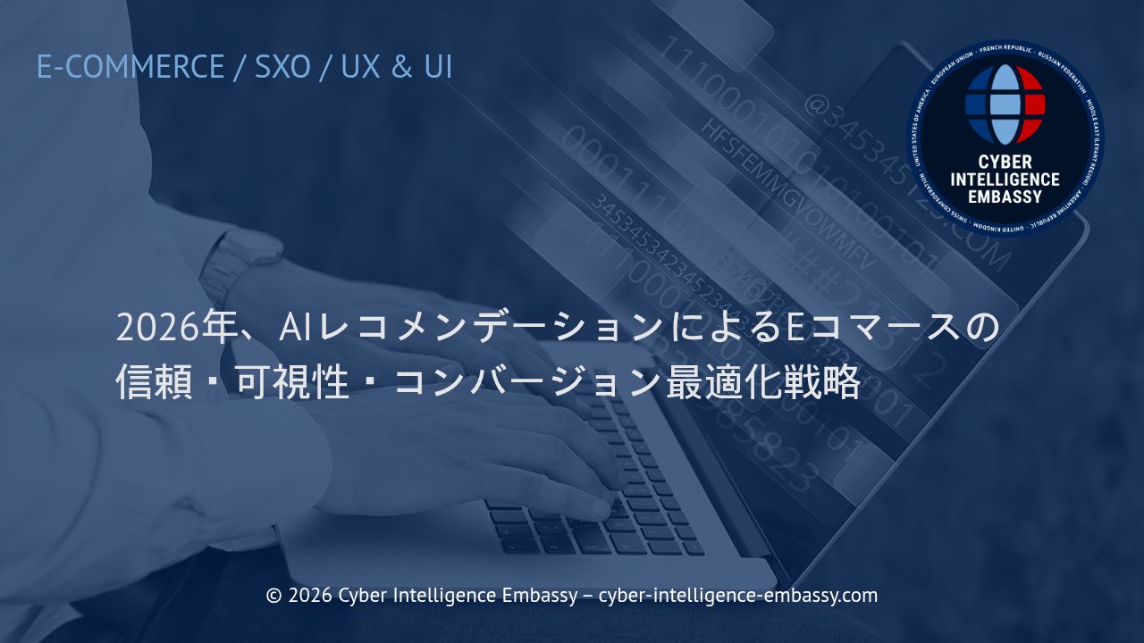2026年、AIレコメンデーションによるEコマースの信頼・可視性・コンバージョン最適化戦略