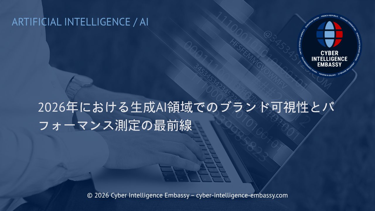 2026年における生成AI領域でのブランド可視性とパフォーマンス測定の最前線