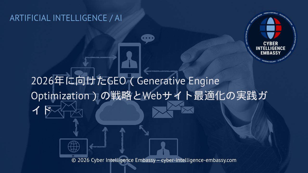 2026年に向けたGEO（Generative Engine Optimization）の戦略とWebサイト最適化の実践ガイド
