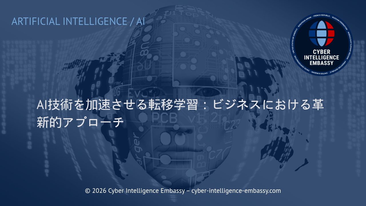 AI技術を加速させる転移学習：ビジネスにおける革新的アプローチ