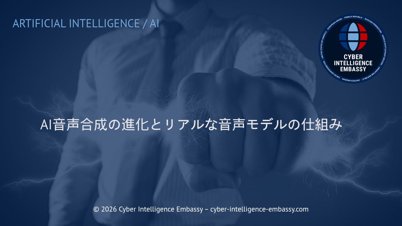 AI音声合成の進化とリアルな音声モデルの仕組み