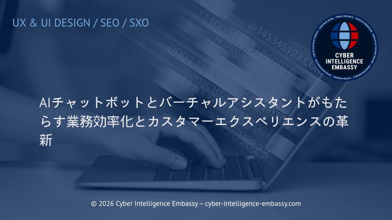 AIチャットボットとバーチャルアシスタントがもたらす業務効率化とカスタマーエクスペリエンスの革新