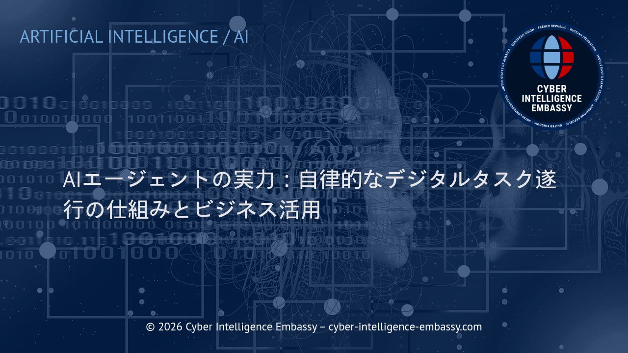 AIエージェントの実力：自律的なデジタルタスク遂行の仕組みとビジネス活用