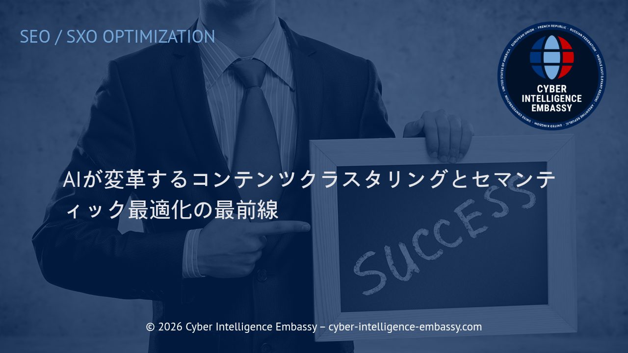 AIが変革するコンテンツクラスタリングとセマンティック最適化の最前線