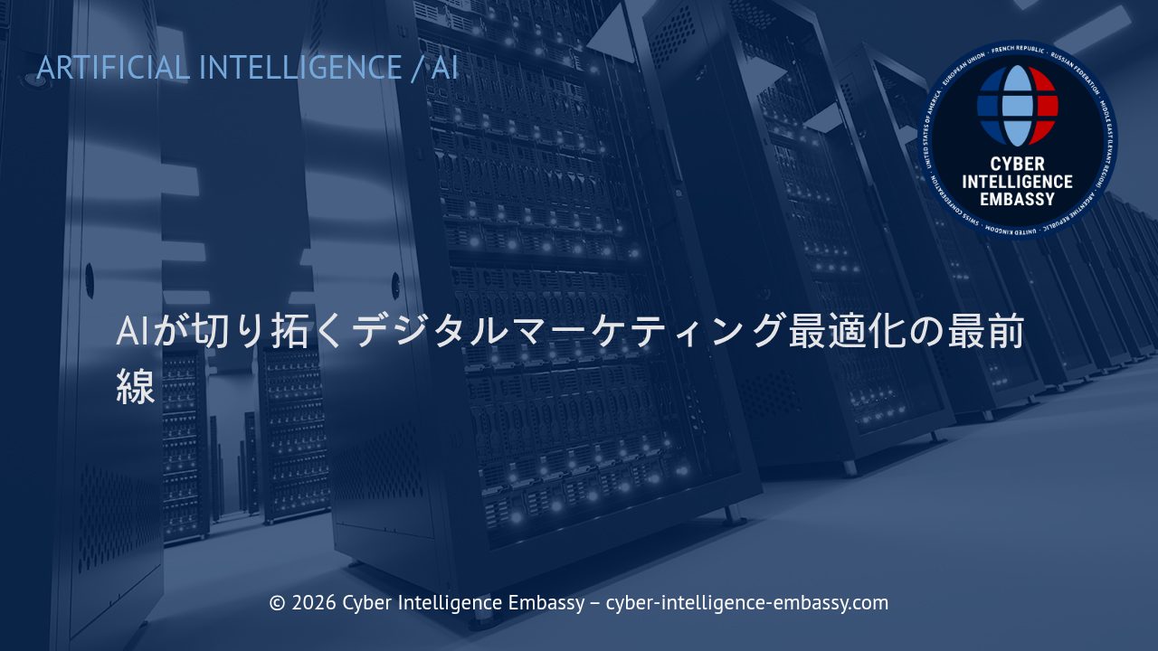 AIが切り拓くデジタルマーケティング最適化の最前線
