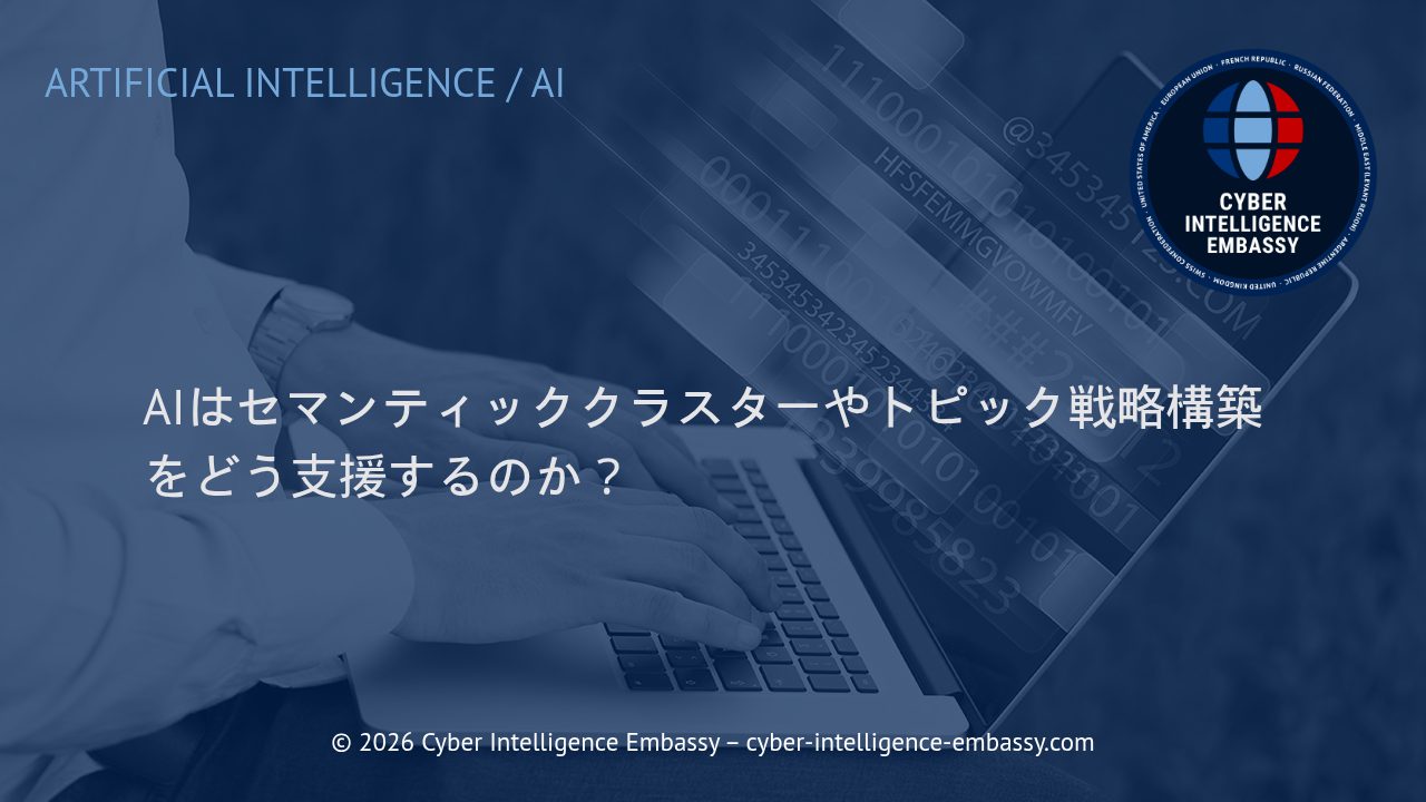AIはセマンティッククラスターやトピック戦略構築をどう支援するのか？