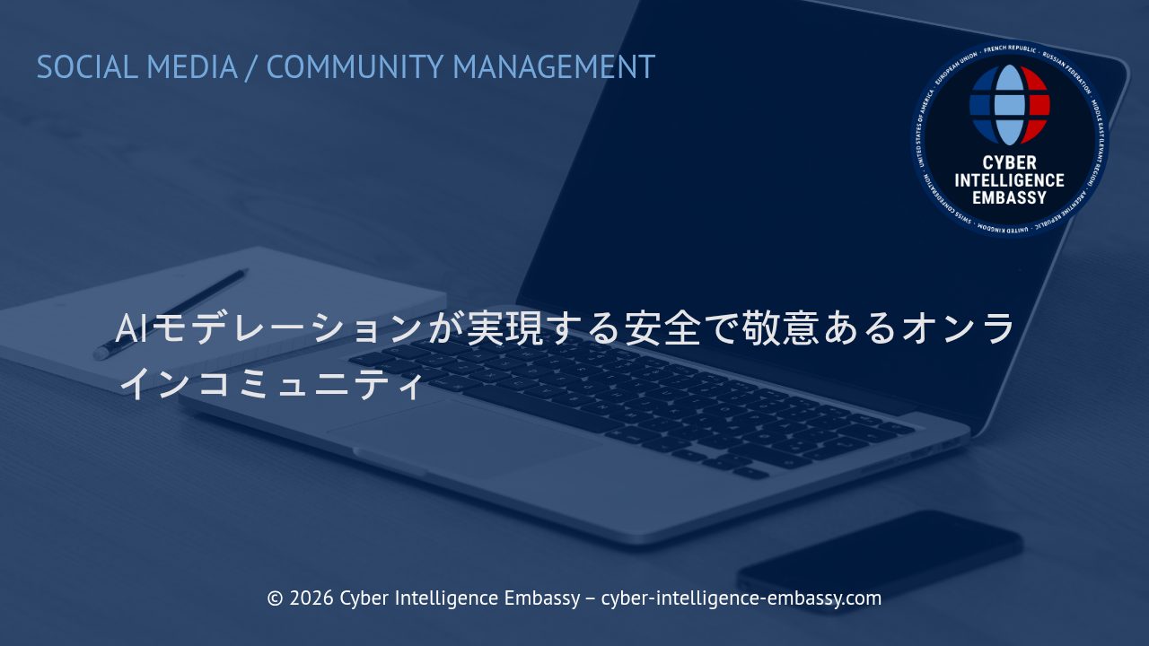AIモデレーションが実現する安全で敬意あるオンラインコミュニティ