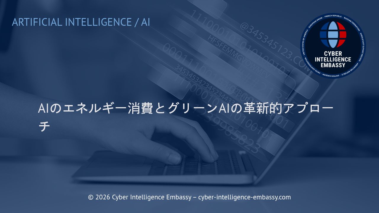 AIのエネルギー消費とグリーンAIの革新的アプローチ