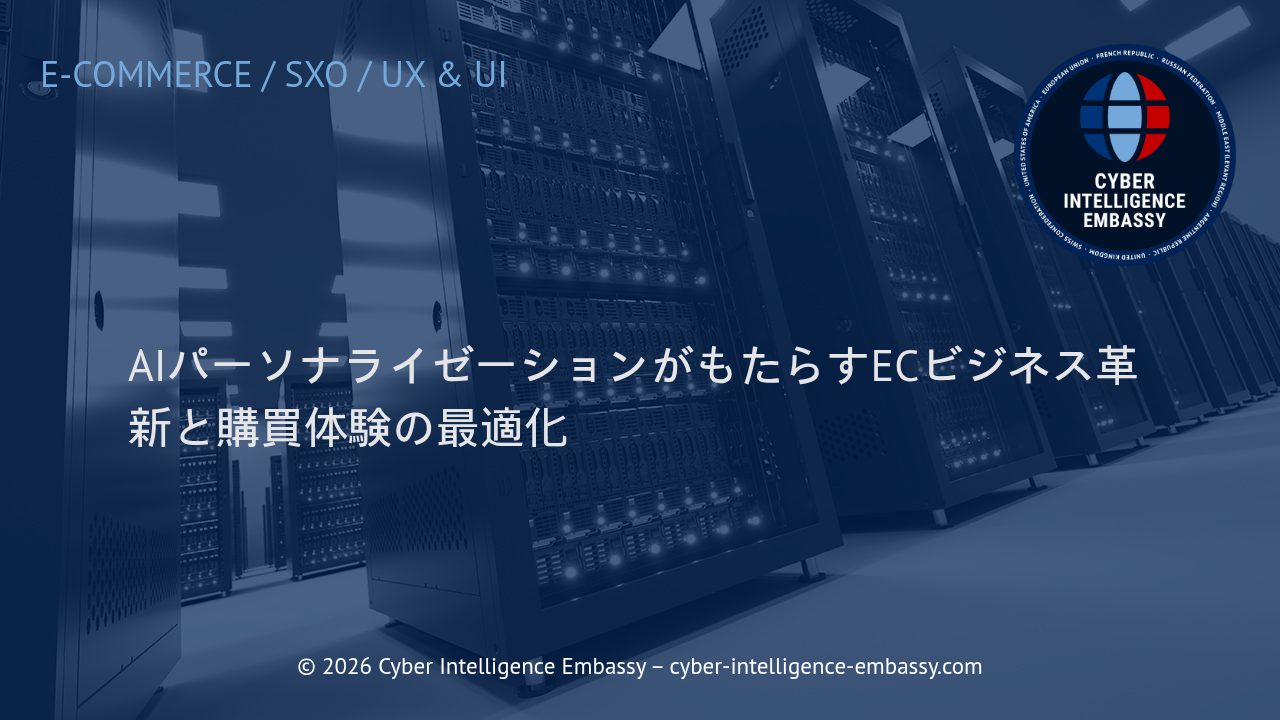 AIパーソナライゼーションがもたらすECビジネス革新と購買体験の最適化