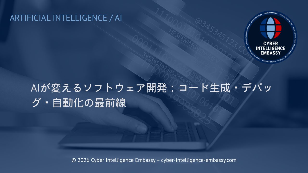 AIが変えるソフトウェア開発：コード生成・デバッグ・自動化の最前線