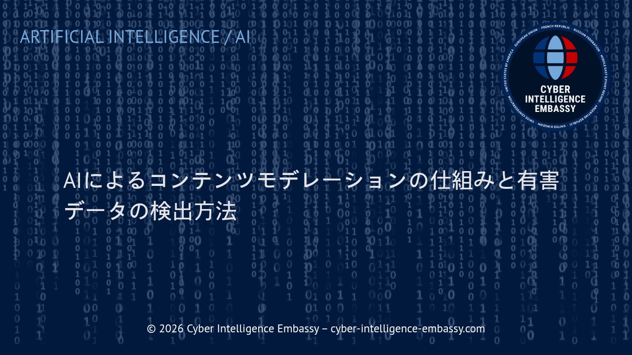 AIによるコンテンツモデレーションの仕組みと有害データの検出方法