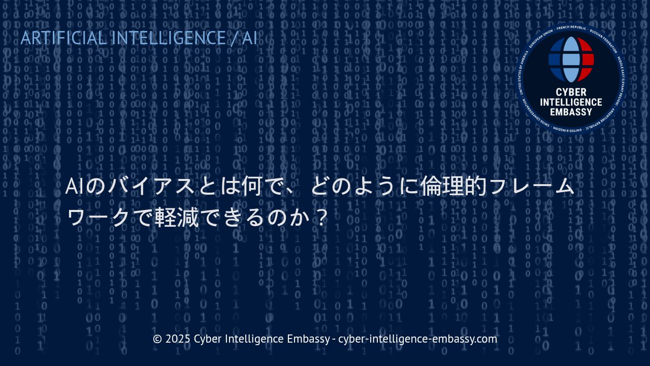 AIバイアスのリスクと倫理的フレームワークでの軽減策