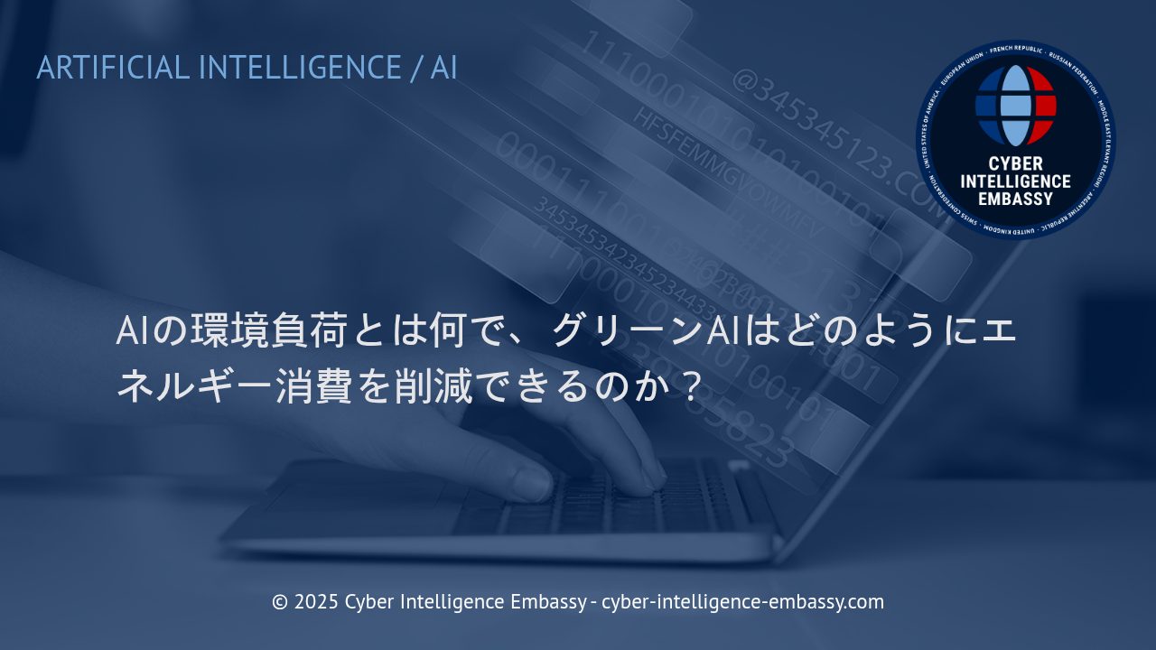 AIのエネルギー消費とグリーンAIの革新的アプローチ