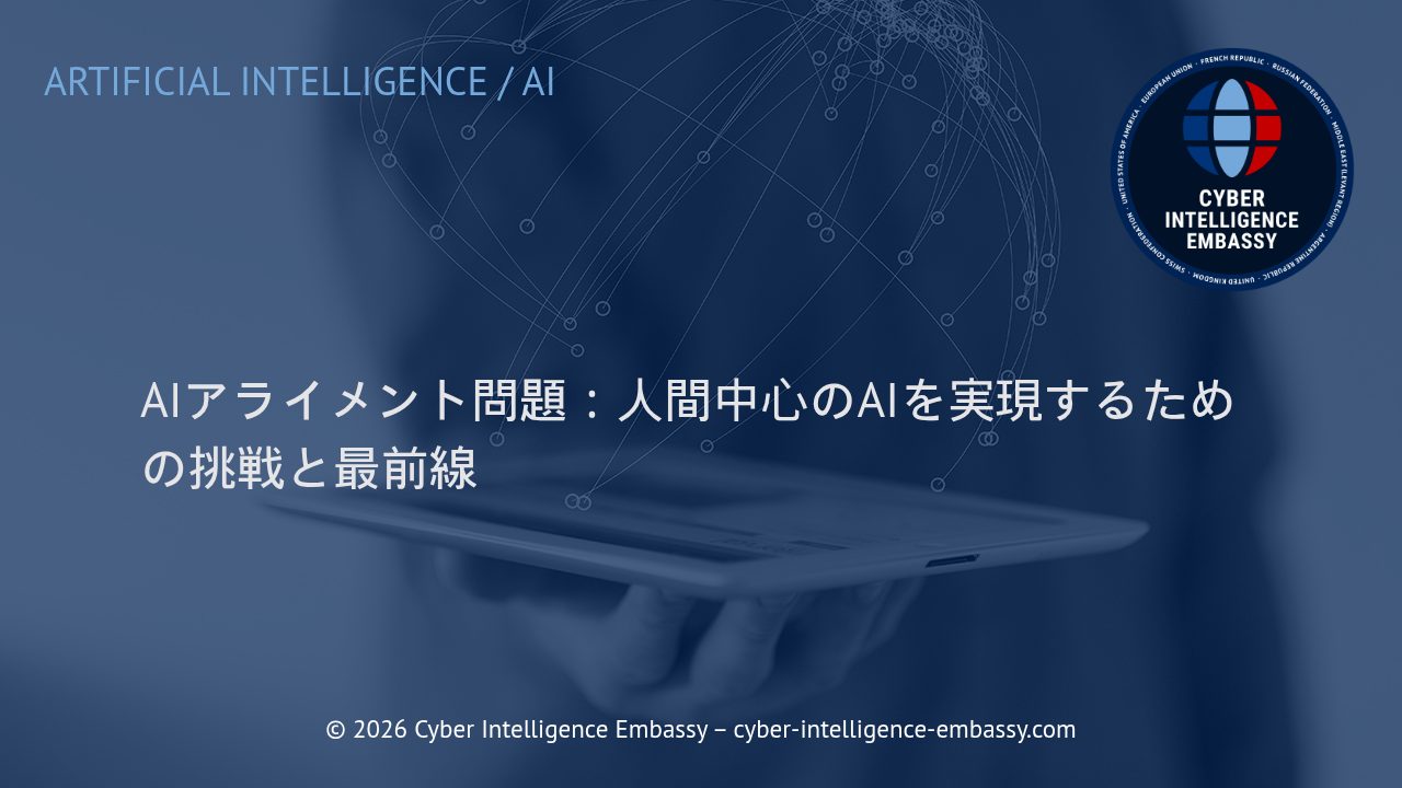 AIアライメント問題：人間中心のAIを実現するための挑戦と最前線