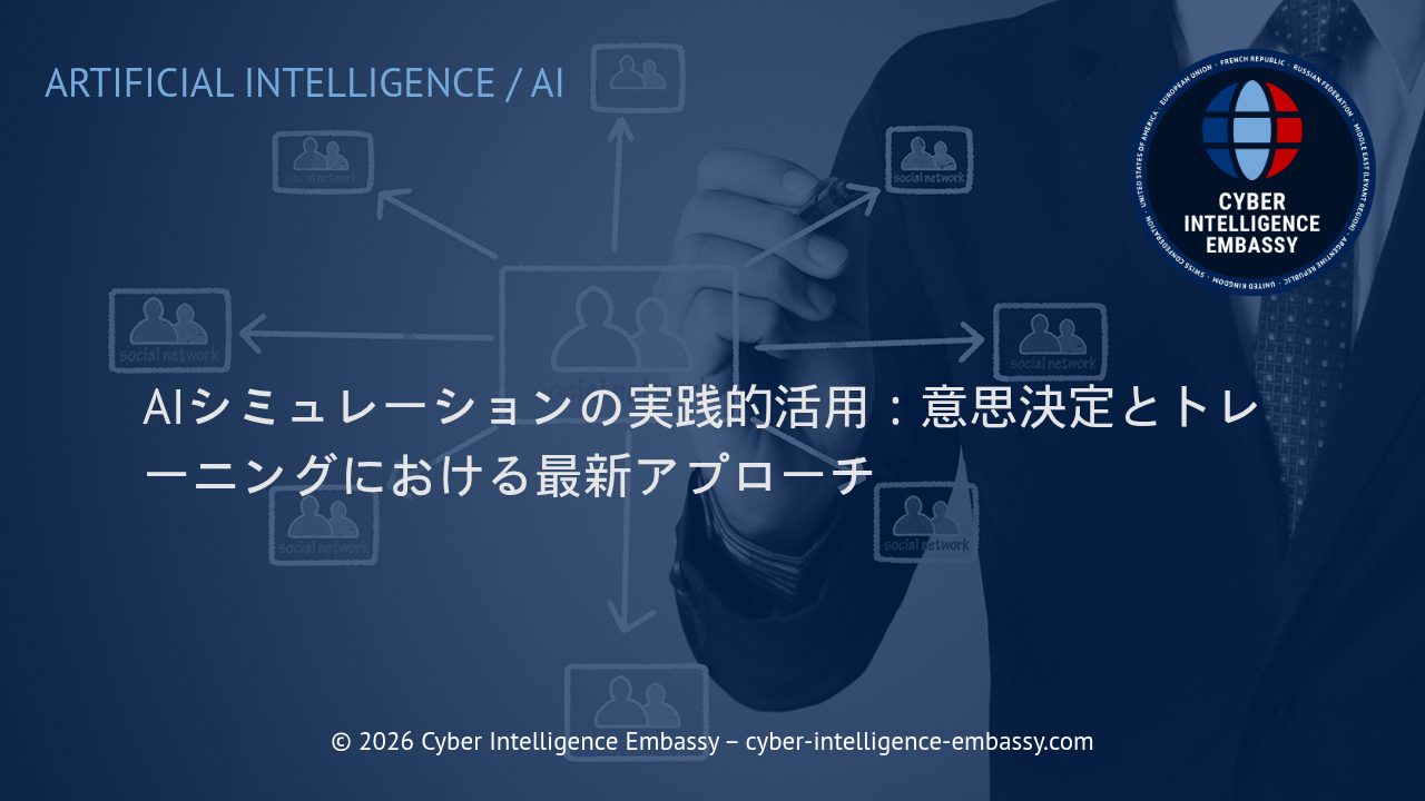 AIシミュレーションの実践的活用：意思決定とトレーニングにおける最新アプローチ