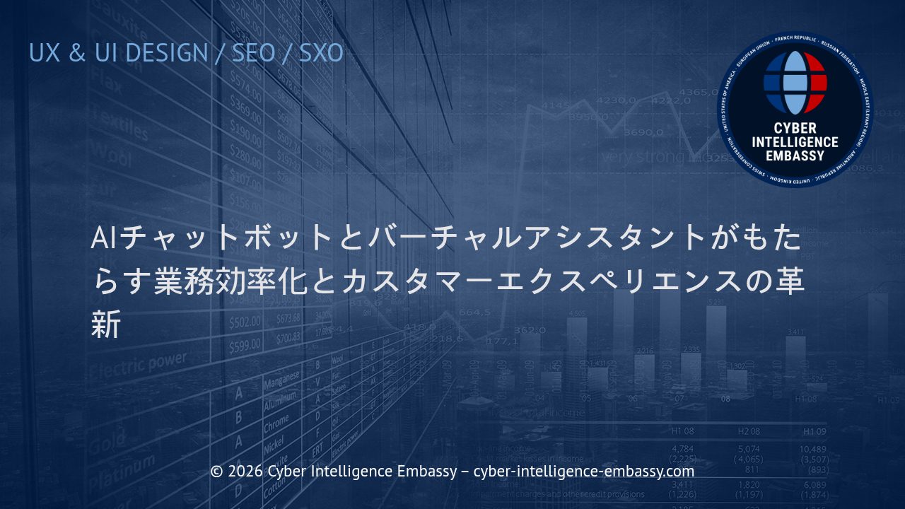 AIチャットボットとバーチャルアシスタントがもたらす業務効率化とカスタマーエクスペリエンスの革新