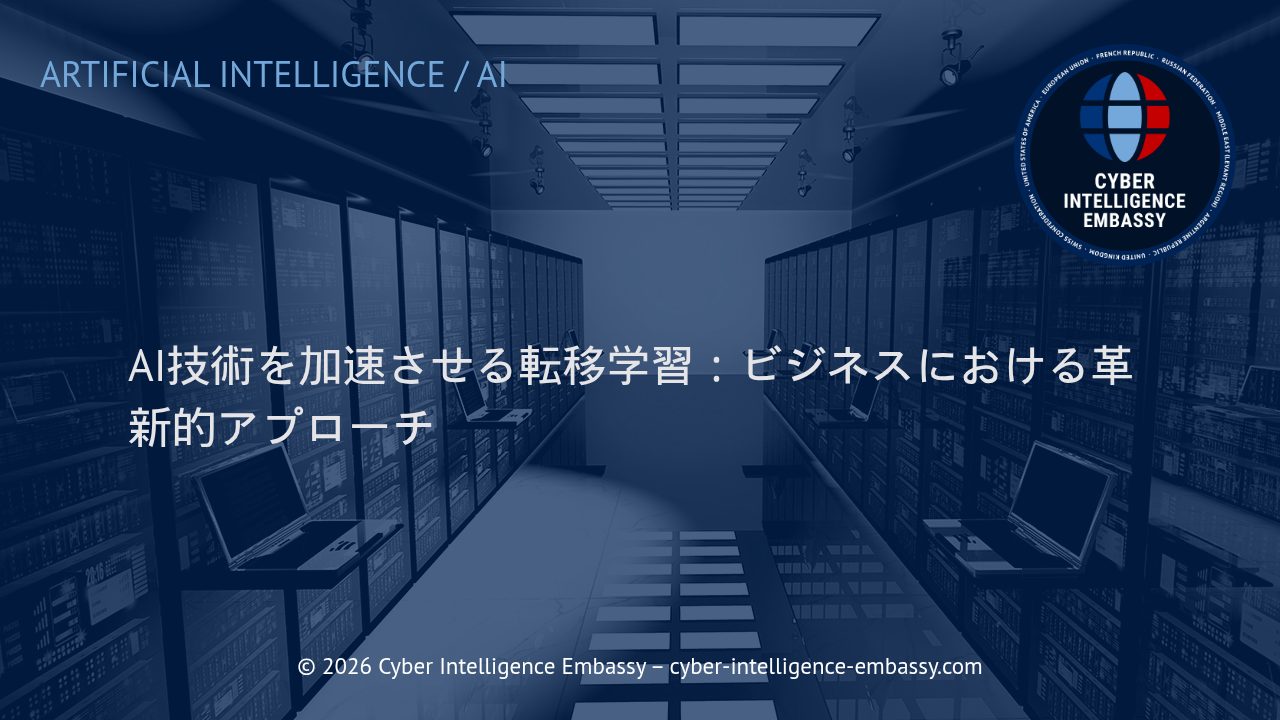 AI技術を加速させる転移学習：ビジネスにおける革新的アプローチ
