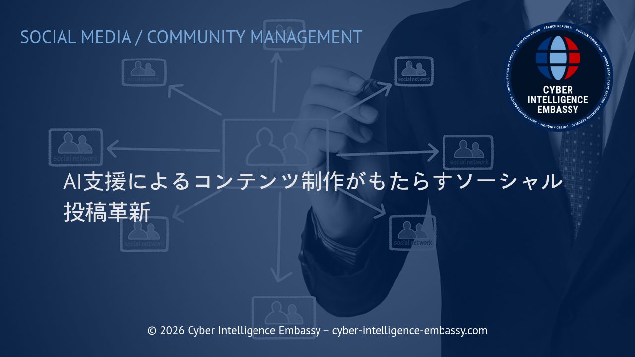 AI支援によるコンテンツ制作がもたらすソーシャル投稿革新