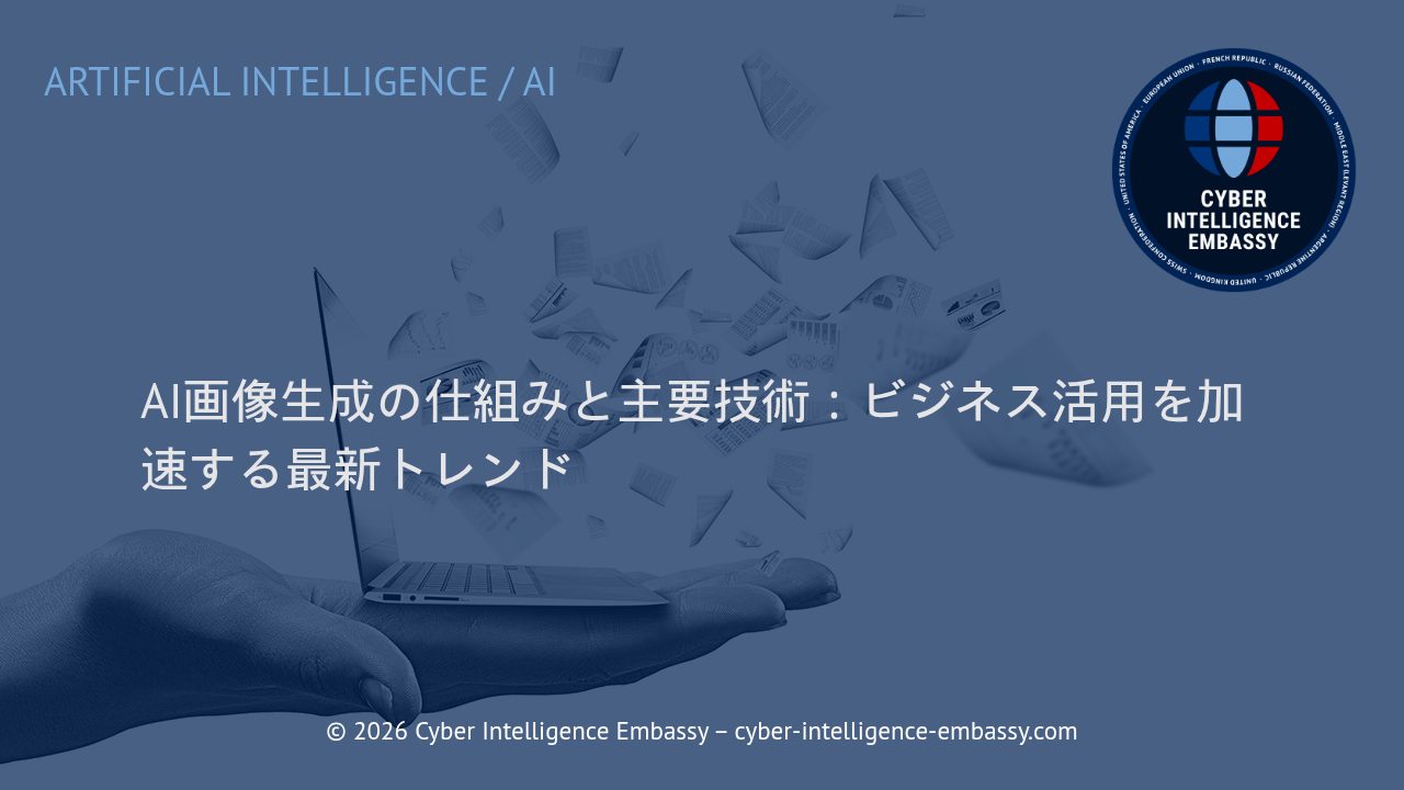AI画像生成の仕組みと主要技術：ビジネス活用を加速する最新トレンド