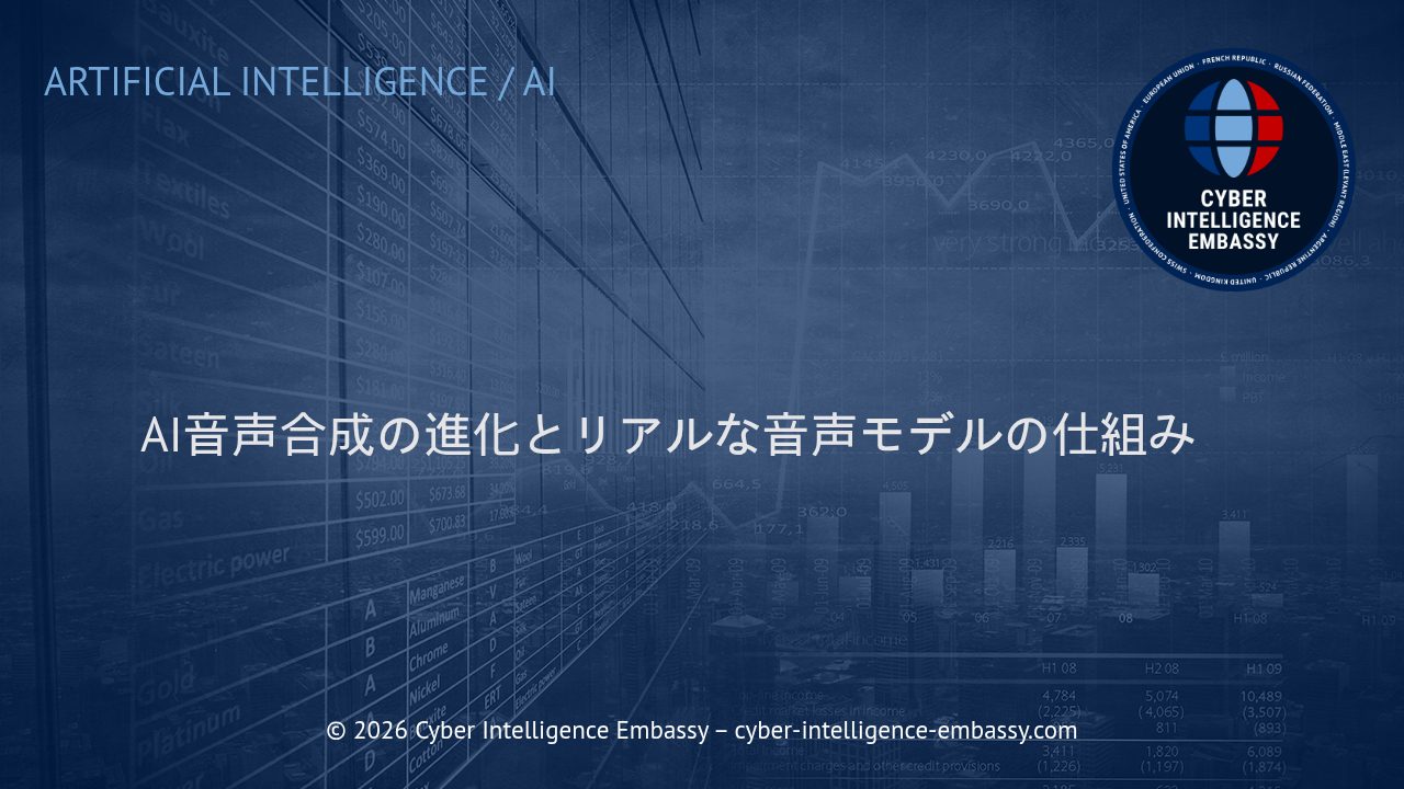 AI音声合成の進化とリアルな音声モデルの仕組み