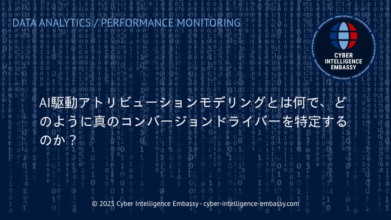 AI駆動アトリビューションモデリングで明らかにする真のコンバージョンドライバー