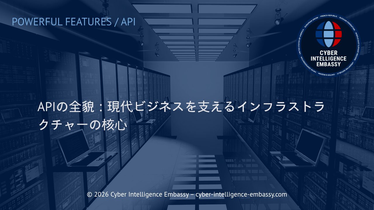 APIの全貌：現代ビジネスを支えるインフラストラクチャーの核心