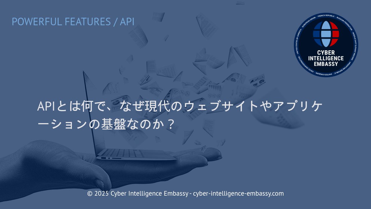 APIの全貌：現代ビジネスを支えるインフラストラクチャーの核心