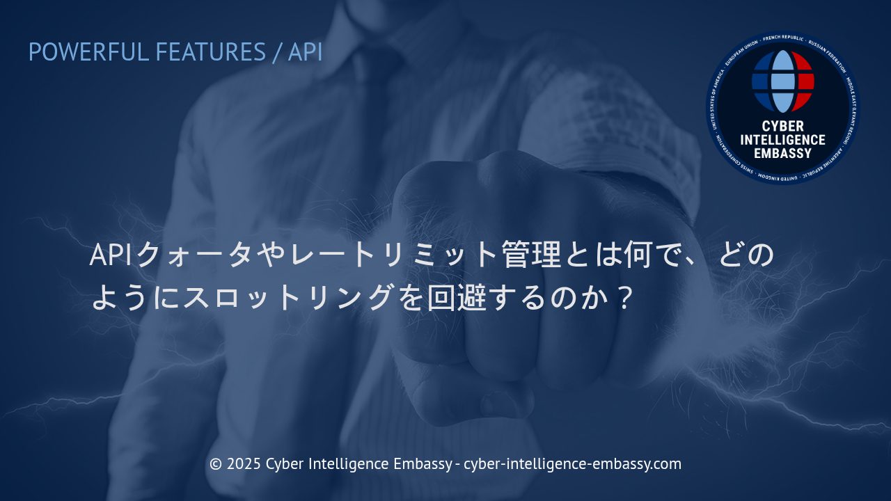 APIクォータとレートリミット管理の基礎：ビジネスでの実践的アプローチ