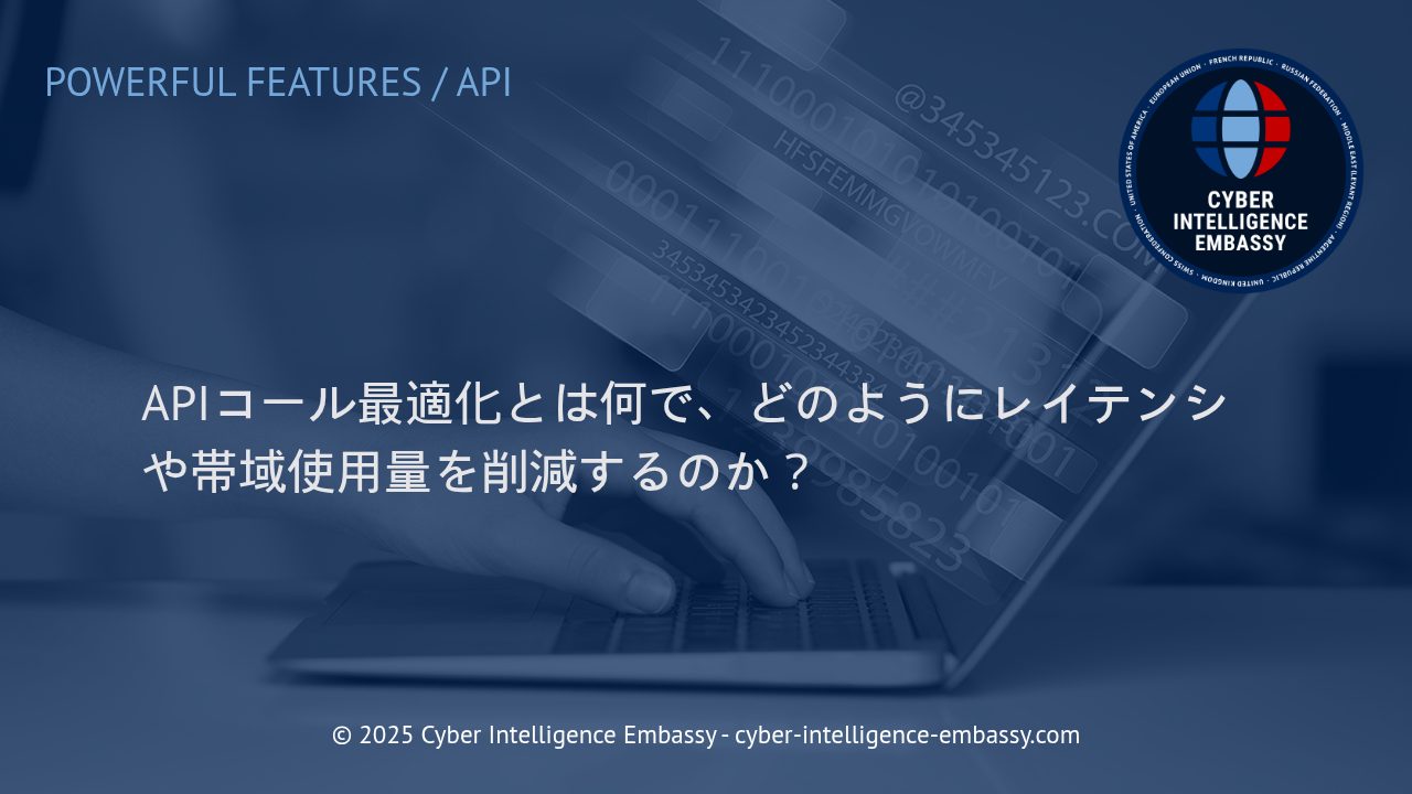 APIコール最適化の重要性とビジネスへの具体的メリット