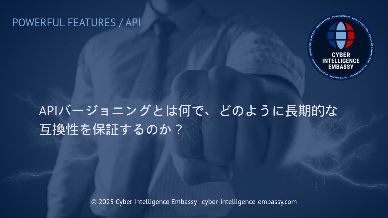 APIバージョニング徹底解説：持続可能なシステム開発と互換性維持のための戦略