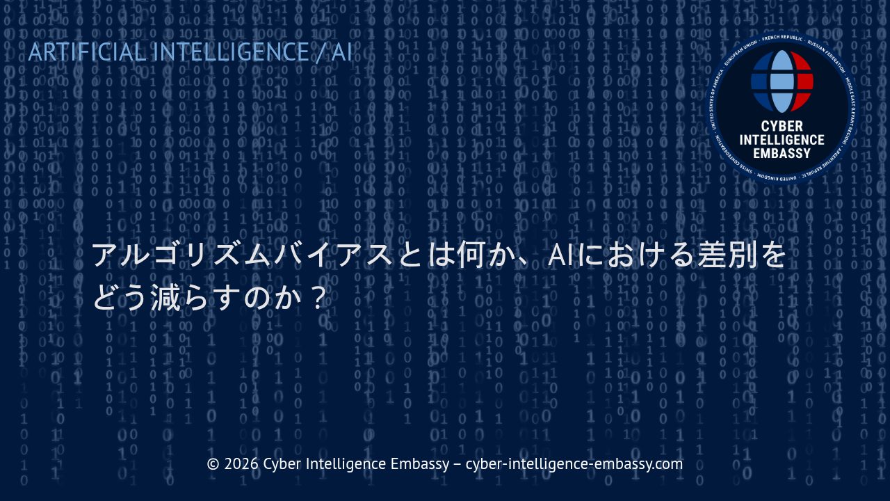アルゴリズムバイアスとは何か、AIにおける差別をどう減らすのか？