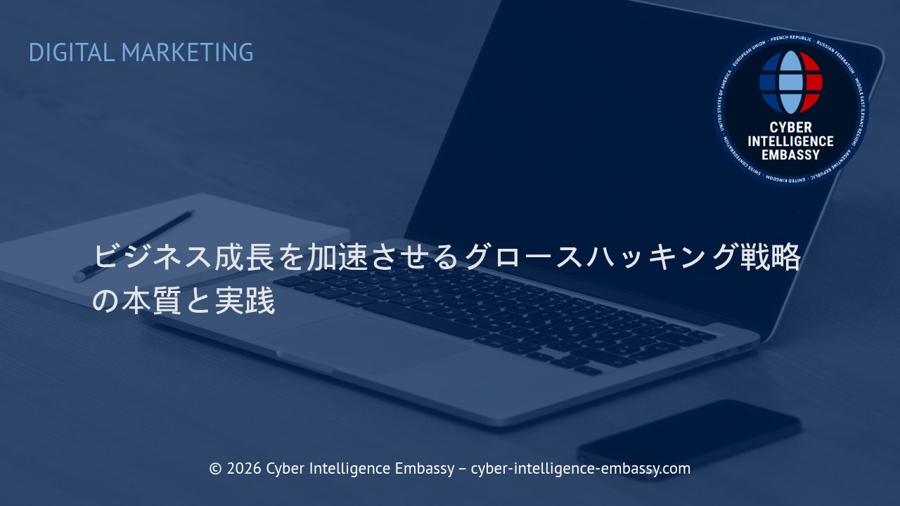 ビジネス成長を加速させるグロースハッキング戦略の本質と実践