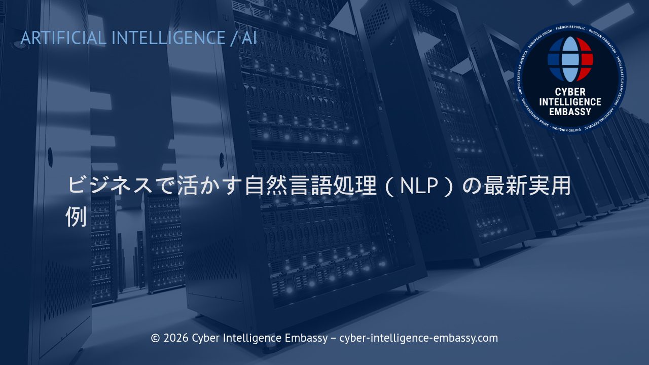 ビジネスで活かす自然言語処理（NLP）の最新実用例