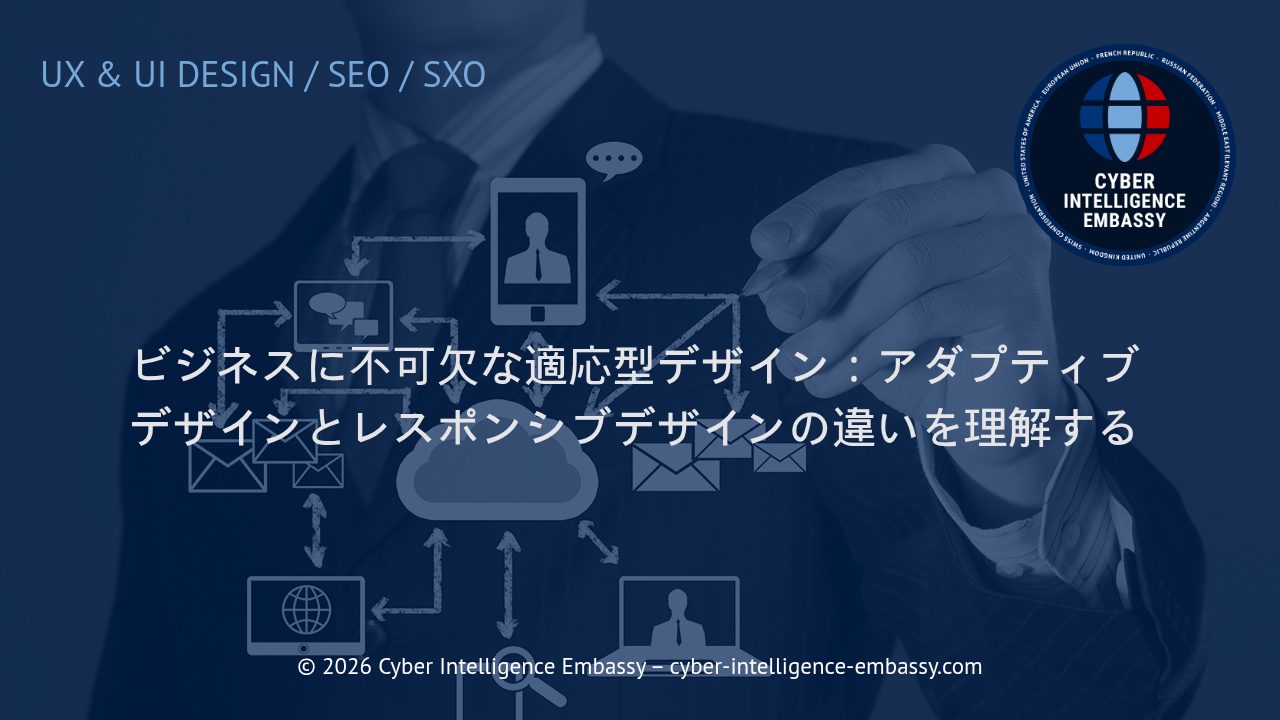 ビジネスに不可欠な適応型デザイン：アダプティブデザインとレスポンシブデザインの違いを理解する