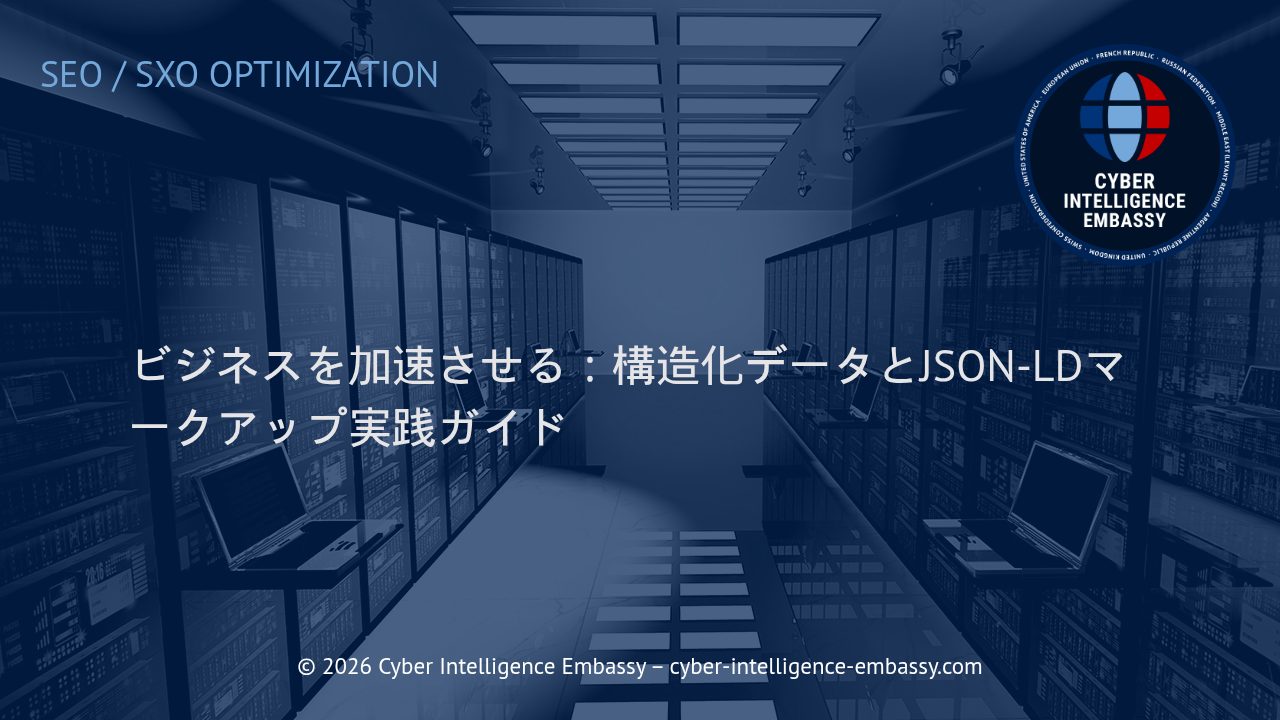 ビジネスを加速させる：構造化データとJSON-LDマークアップ実践ガイド
